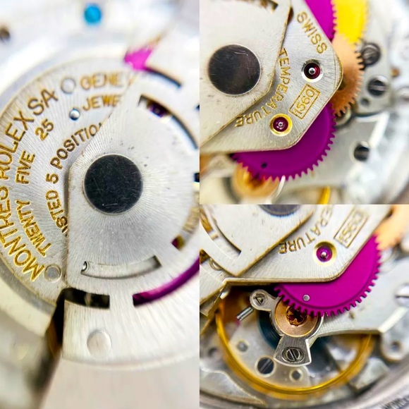 Rolex Datejust 1601 YG Two Tone Oyster Pie Pan Dial  Rolex Datejust 1601 Pie pan Stardust dial 2-tone